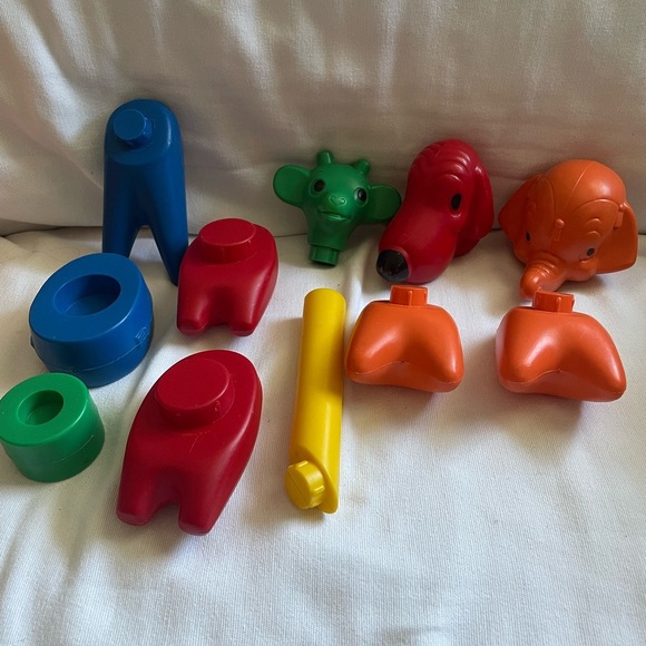Vintage Tupperware Tuppertoys "Zoo It Yourself" Animal Set from 1966 11 pc used - Picture 4 of 7